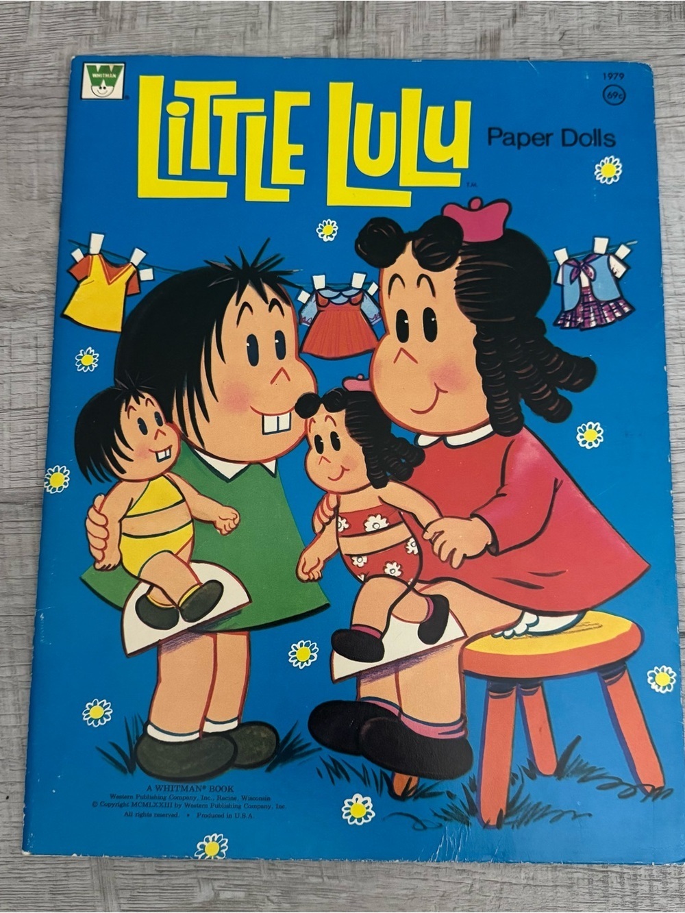 Vintage Little Lulu Paper Dolls Book  Whitman 1979 Great Shape And Complete Rare
